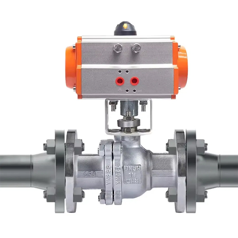 Q641F Valva cu bilă flanșă pneumatică