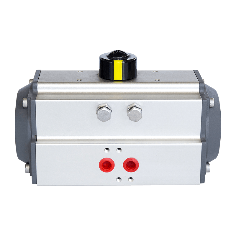 Actuator pneumatic de rafturi și pinion