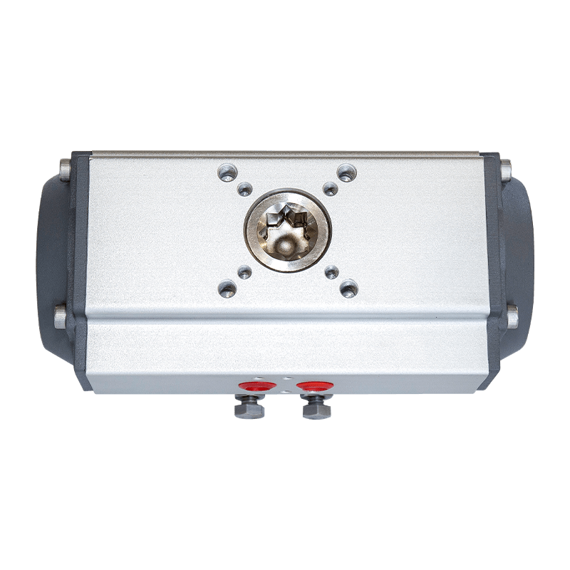 Actuator pneumatic de rafturi și pinion
